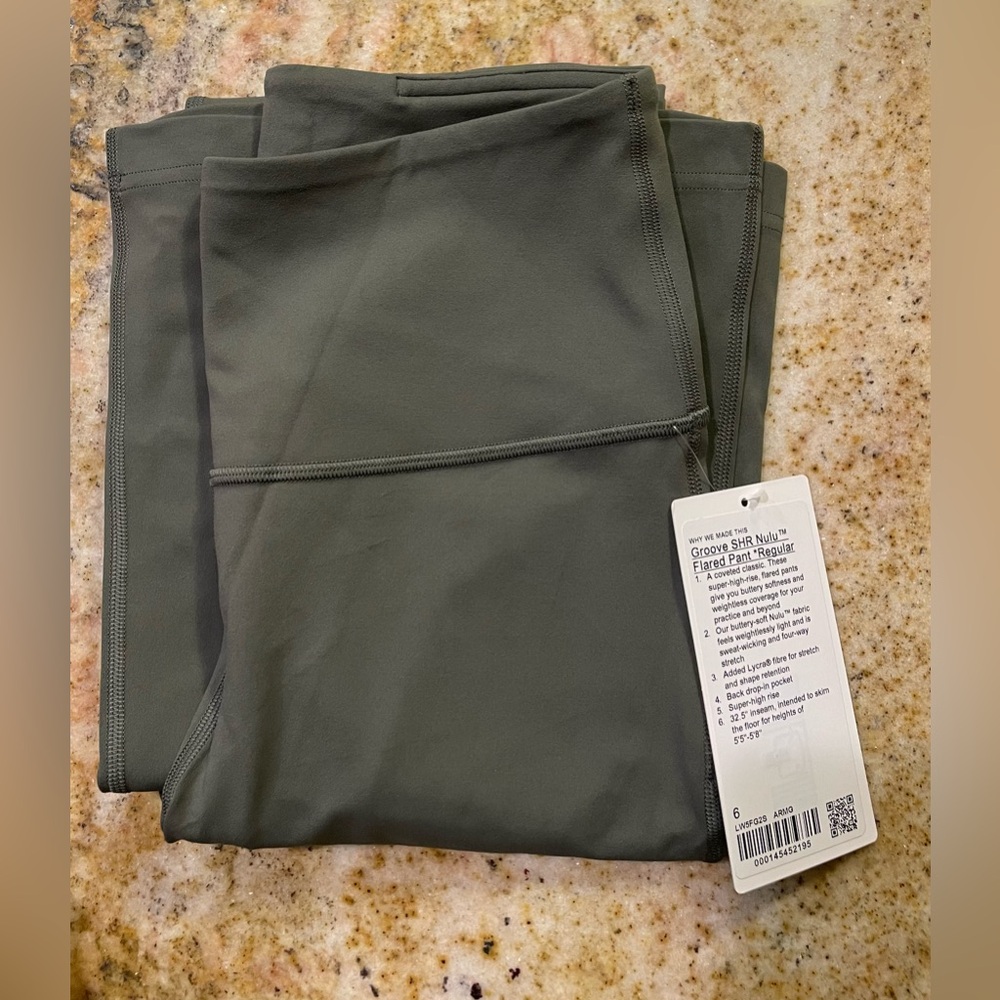 NWT Lululemon Groove SHR Nulu Flared Pants Regular 6 - Picture 5 of 6